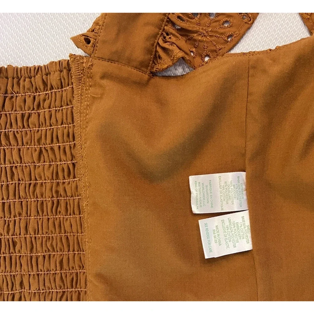 LILY PULITZER (8) Lolina Midi Set NWT Toffee Sunburst EYELET Luxury MSRP 298.00 - Picture 14 of 16